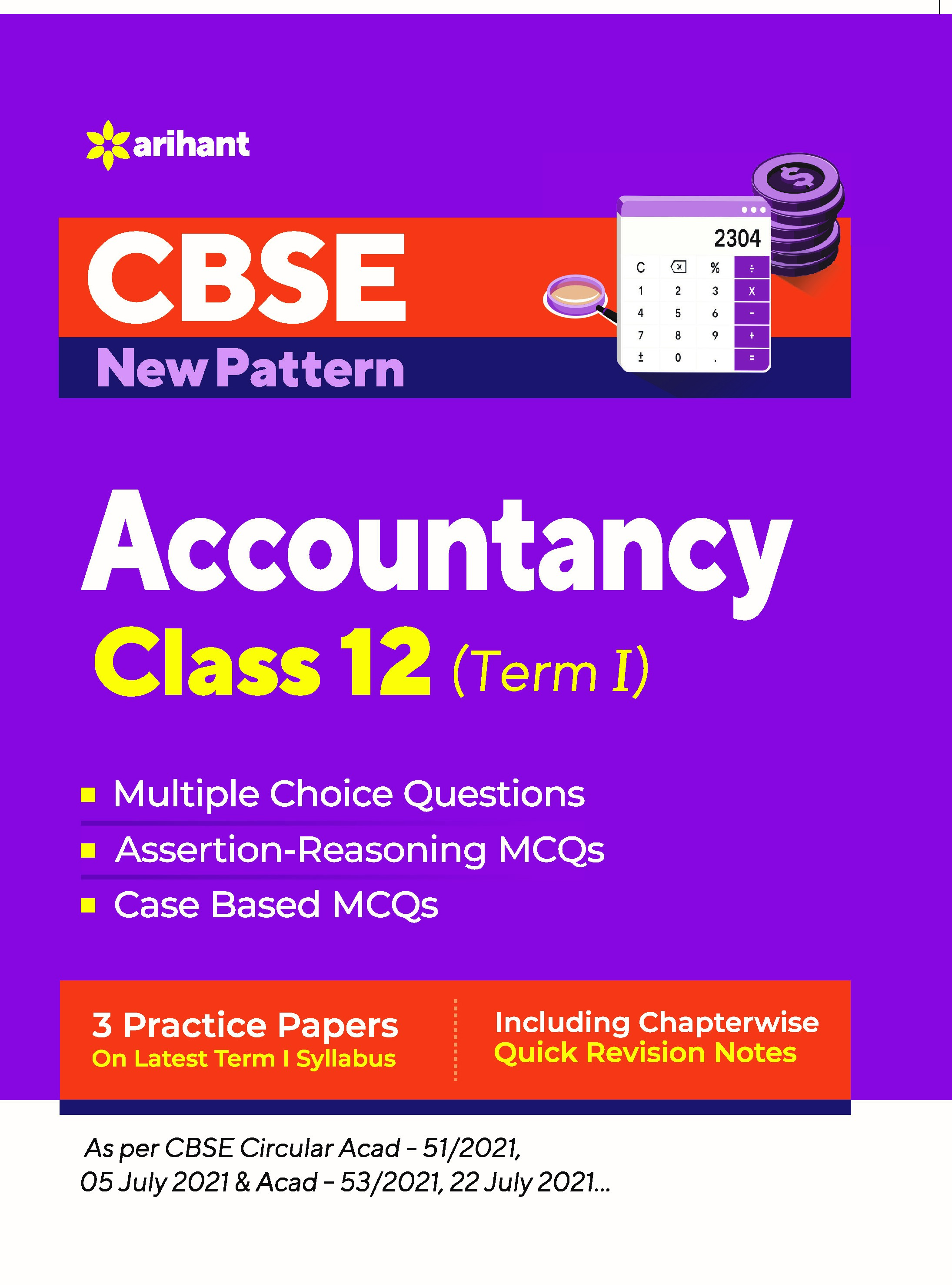 CBSE New Pattern Accountancy Class 12 for 2021-22 Exam (MCQs based book for Term 1)