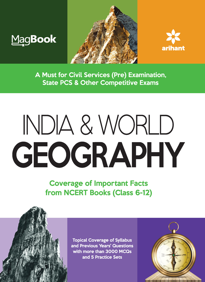 Magbook India & World Geography for Civil services prelims/state PCS & other Competitive Exam 2022