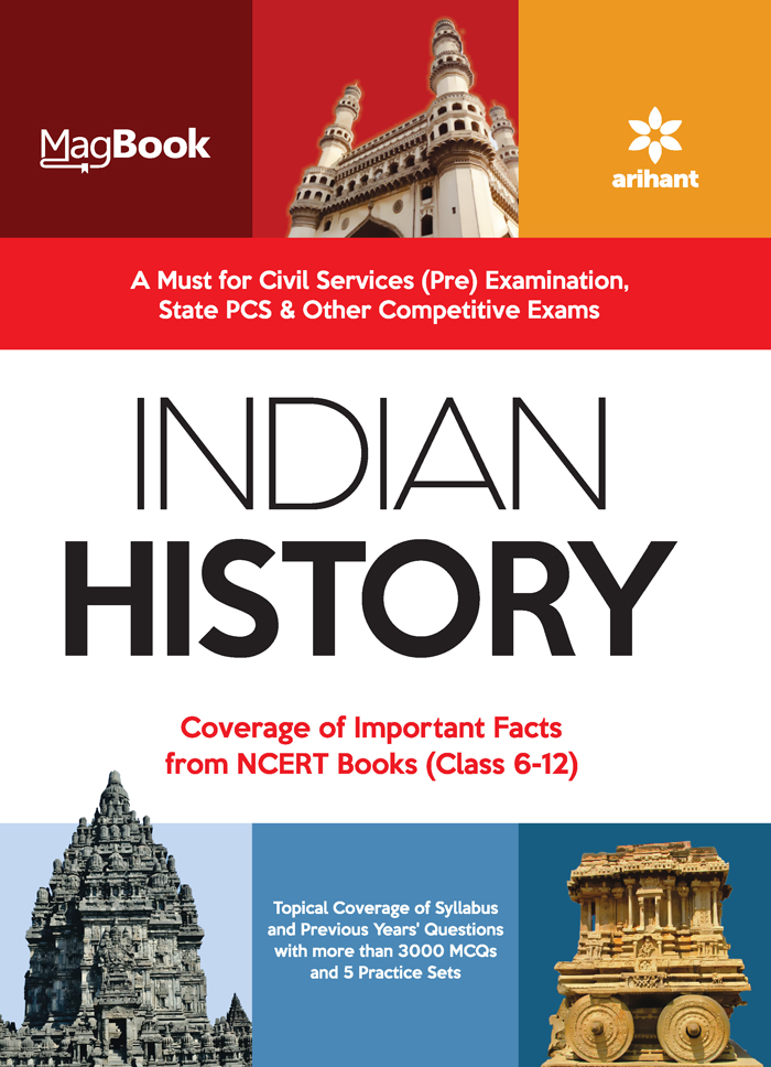 Magbook Indian History for Civil services prelims/state PCS & other Competitive Exam 2022