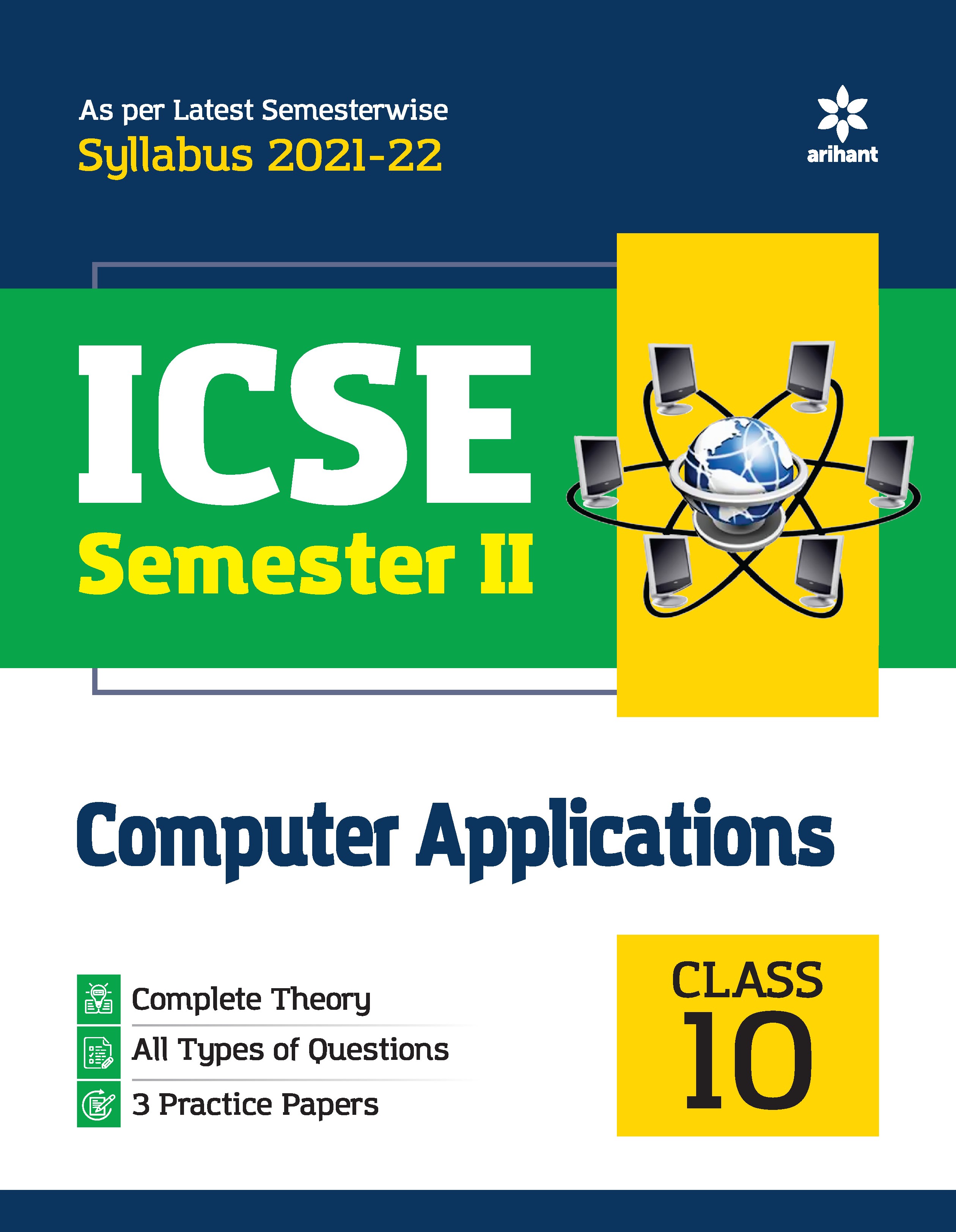 Arihant ICSE Computer Application Semester 2 Class 10 for 2022 Exam