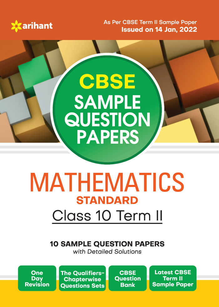 CBSE Sample Question Papers Mathematics  Standard Class 10 Term II