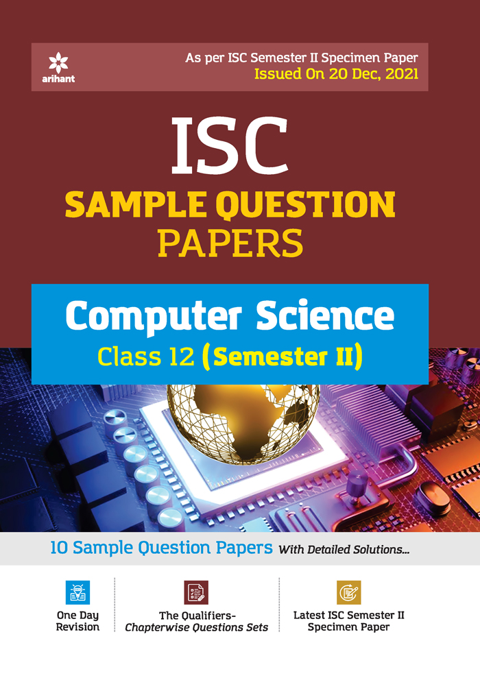  ISC Sample Question Papers Computer Science Class 12 (Semester II) 