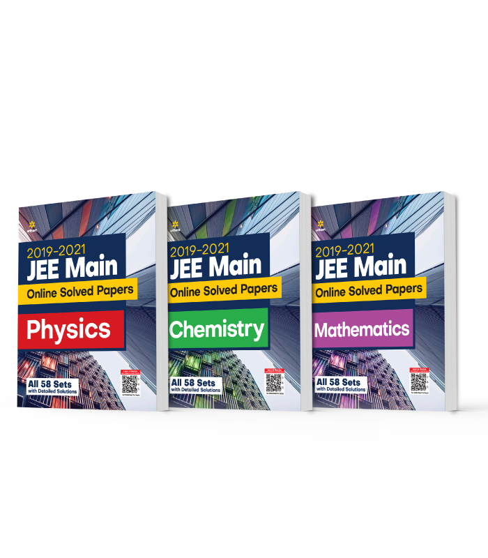 Combo of 2019-2021 JEE Main Online Solved Papers Physics,chemistry & Biology (Set of 3 Books)