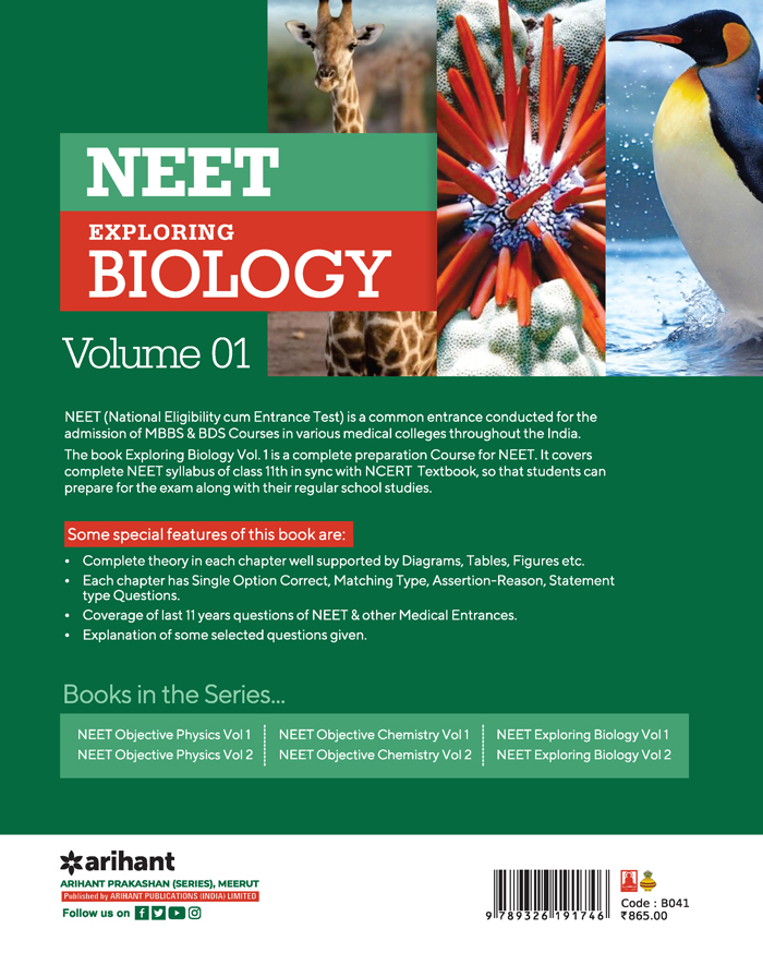 NEET Exploring Biology Volume-1 