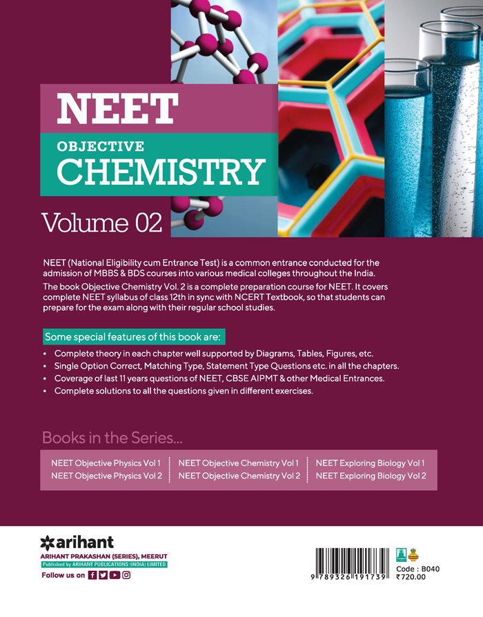 NEET Objective Chemistry Volume-2 